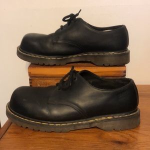 Vintage Industrial Dr. Martens Steel-toed Shoes